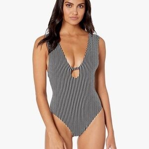 Seafolly Deep V Maillot one piece  size 4